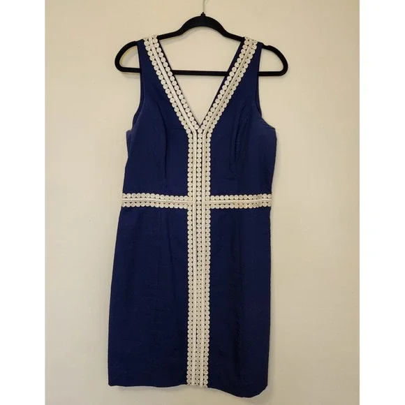 navy and gold lilly pulitzer dress Tazie Dress – Cloister Collection